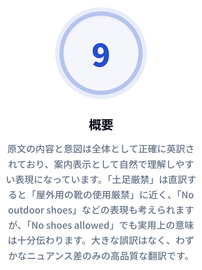 診断結果